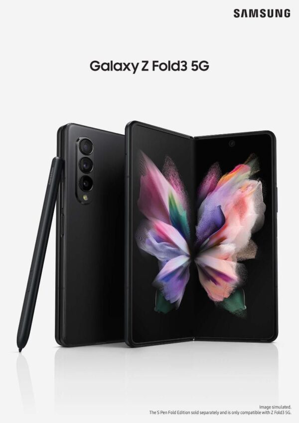 Samsung Galaxy Z Fold 3 5G 256GB Price in Ghana: The Folding Powerhouse - Black - Image 3
