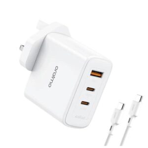 Oraimo 65W GaN Ultra Speed Charger with Triple Ports for Laptops & Phones
