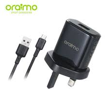 Oraimo Android Charger with Micro-USB Cable: Reliable & Convenient