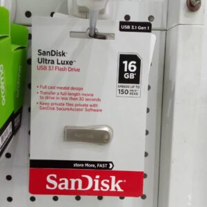 SanDisk Ultra Luxe 16GB USB 3.1 Flash Drive: Fast & Secure