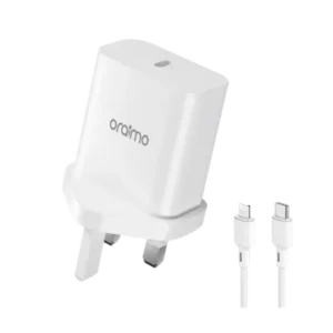 Oraimo Compact 2A Fast Charger with AniFast™ Technology and Cable