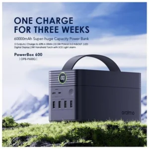 Oraimo 60000mAh Power Bank: 22.5W Fast Charging and 5 Outputs in Ghana